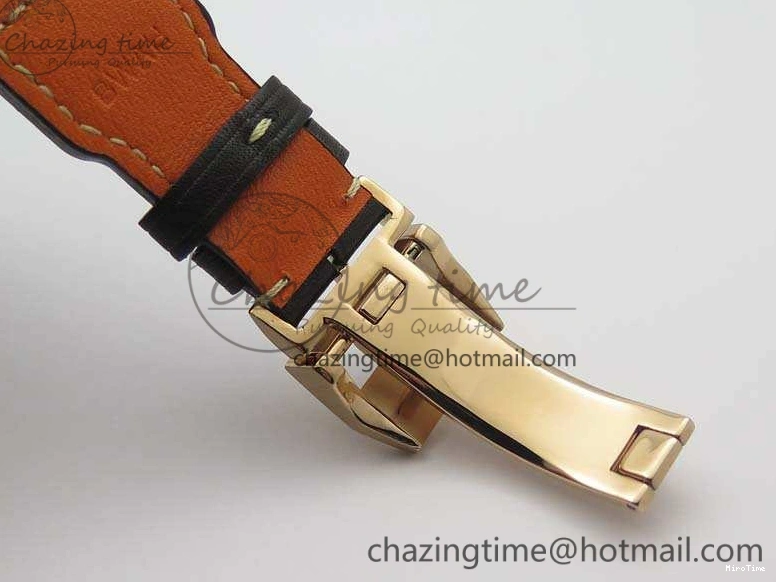 MIROTIME 0302 Big Pilot Real PR IW502701 RG YLF 1:1 Best Edition Blue Dial On Calfskin Strap A Classic 7225